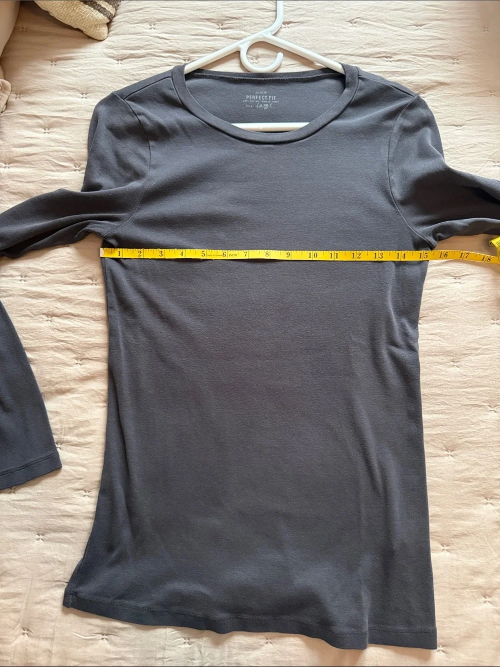 J. Crew Black Long-Sleeve Crewneck Top